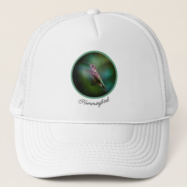 Ruby-throated Hummingbird - Original Foto Truckerkappe (Vorderseite)