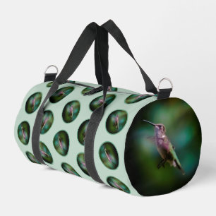 Ruby-throated Hummingbird Original Fotograf Duffle Bag