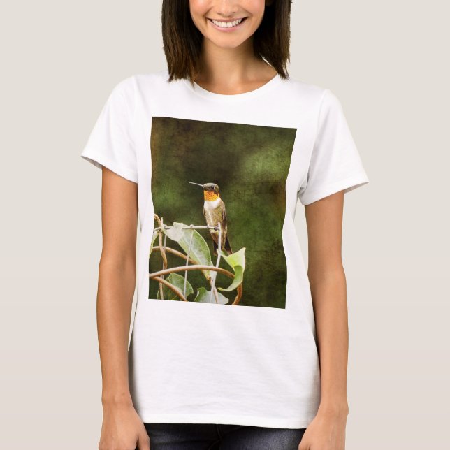Ruby Throated Hummingbird T-Shirt (Vorderseite)