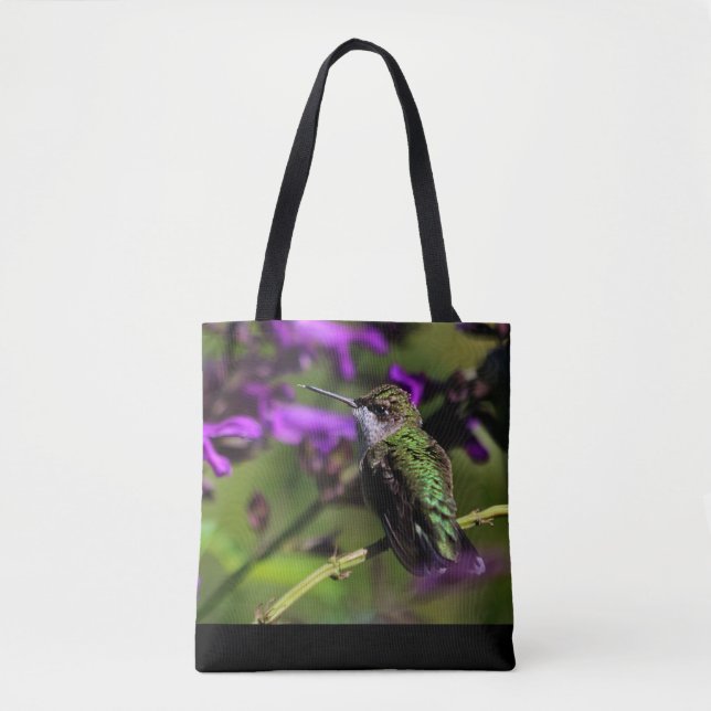 Ruby-Throated Hummingbird-Tasche (Vorderseite)