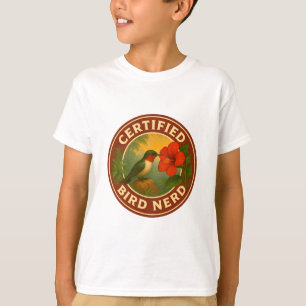 Ruby-throated Hummingbird Vintages Abzeichen T-Shirt