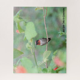 Ruby Throated Hummingbird, Vogelliebhaber Puzzle