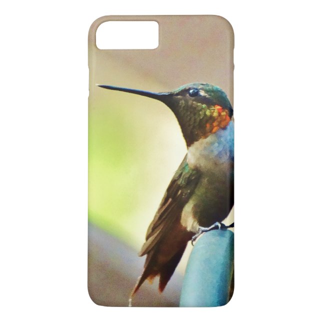 Ruby und Grüner kleiner Hummingbird Case-Mate iPhone Hülle (Rückseite)