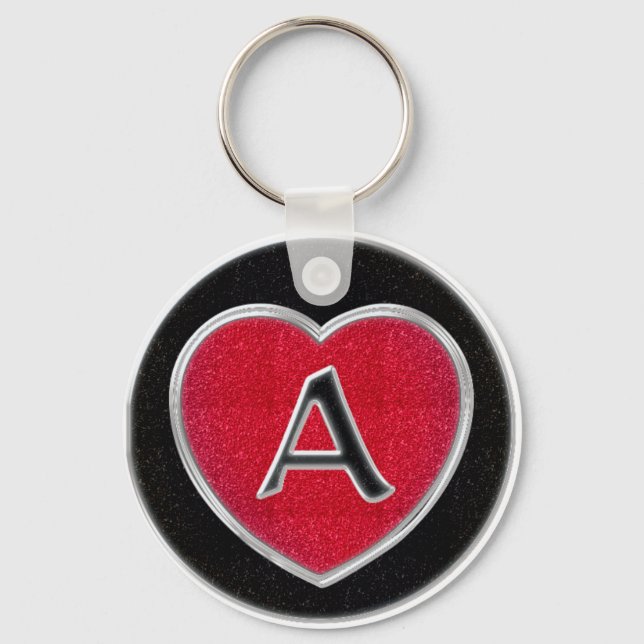 Ruby und Onyx Schlüsselanhänger (Vorderseite)