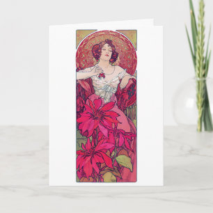 Ruby (Vier Juwelen), Alphonse Mucha Karte