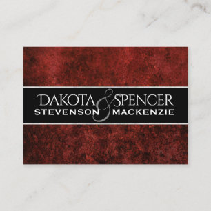 Ruby Wedding   Crimson Garnet Red Theme Beilage Begleitkarte