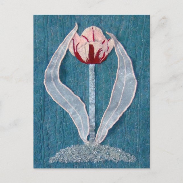 Ruby Wings Designs First Tulip Postkarte (Vorderseite)