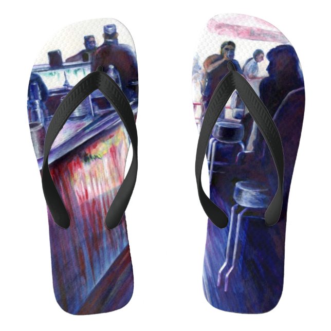 Ruby's, Coney Island, New York Flip Flops (Fußbett)