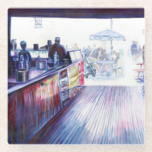 Ruby's, Coney Island, New York Glasuntersetzer