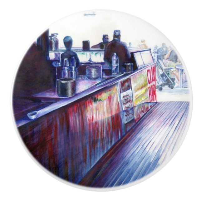 Ruby's, Coney Island, New York Keramikknauf (Vorderseite)