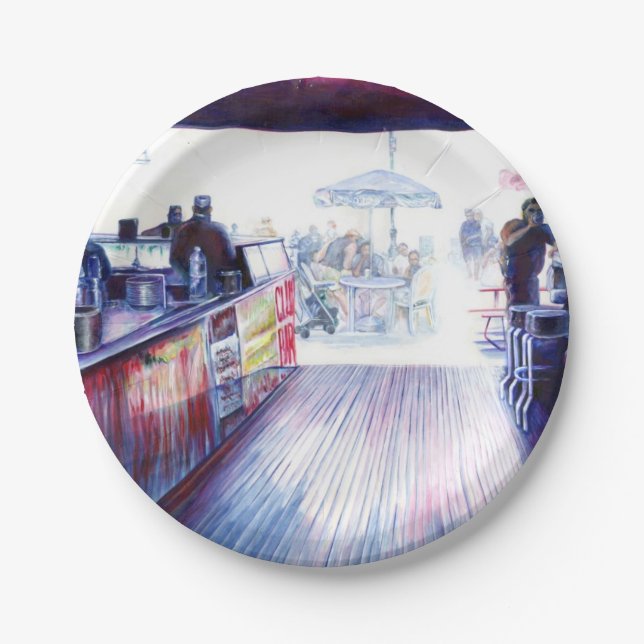 Ruby's, Coney Island, New York Pappteller (Vorderseite)