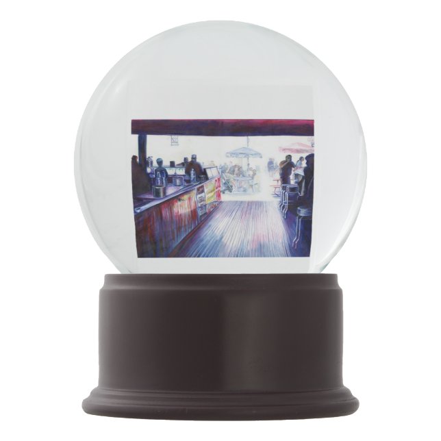 Ruby's, Coney Island, New York Schneekugel (Vorderseite)