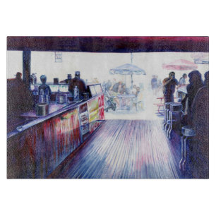 Ruby's, Coney Island, New York Schneidebrett