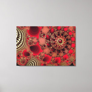 Rubys & Gold Canvas Print Leinwanddruck