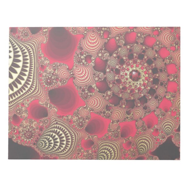 Rubys und Gold Notepad Notizblock (Vorderseite)