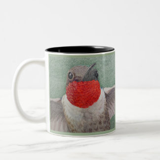 Rubythroat Kolibri Zweifarbige Tasse