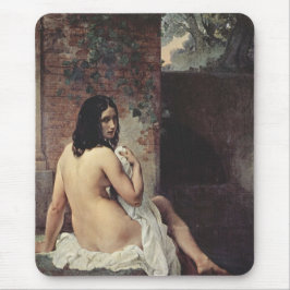 Rückansicht eines Bather (Francesco Hayez) Mousepad