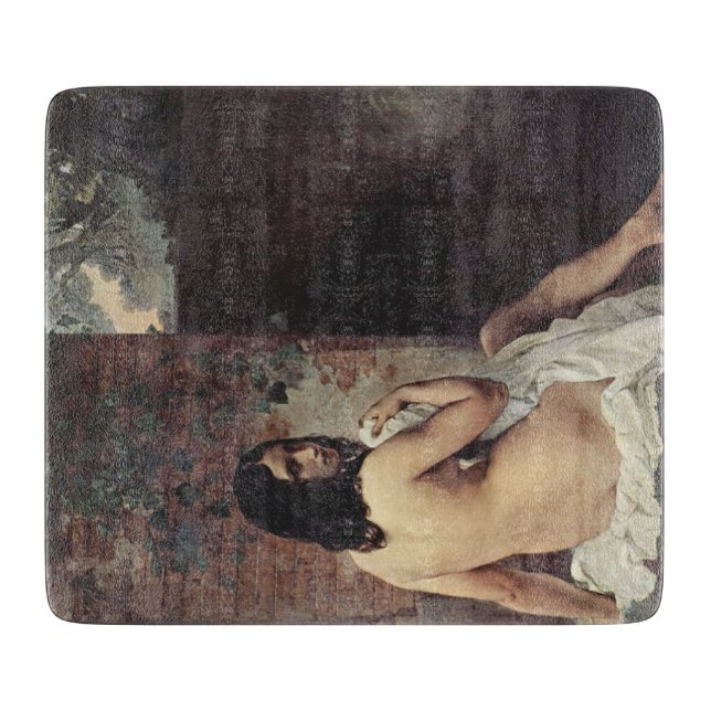 Rückansicht eines Bather (Francesco Hayez) Schneidebrett (Vorderseite)