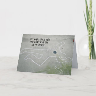 Rückbeileid-Karte 6 Karte