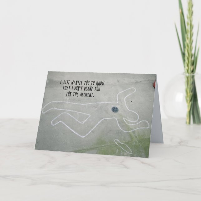 Rückbeileid-Karte 6 Karte (Vorderseite)