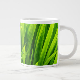 Rückbeleuchtete Blätter im Garten Jumbo-Tasse