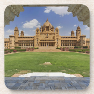 Rückblick auf das Umaid Bhawan Palace Hotel, Jodjp Untersetzer