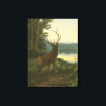 Rückblick auf den Elk Blick auf den See Leinwanddruck<br><div class="desc">Wohnen Sie weit weg von der Natur? Dieses schöne und dennoch klassische Bild vermittelt einen Eindruck von Ruhe und die Farben des Elches sind korrekt,  was dieses Bild sehr realistisch macht. Holen Sie sich diese naturgetreue Kunst auf Ihre Lieblingsprodukte!</div>