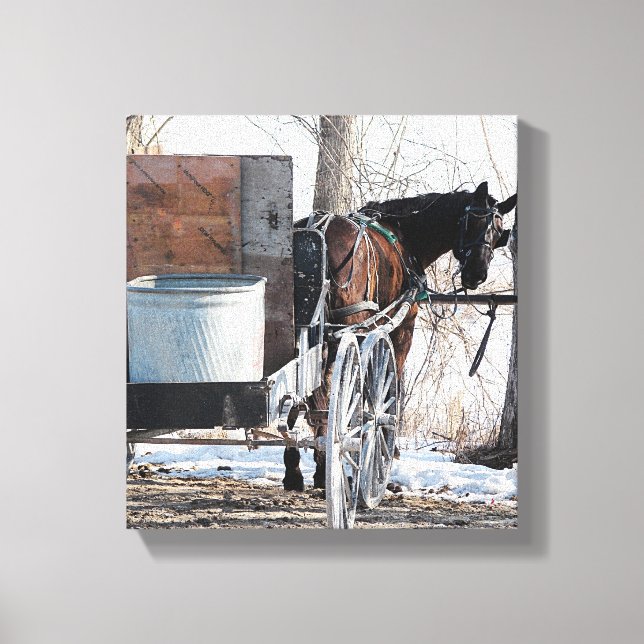 Rückblick Leinwanddruck (Vorderseite)