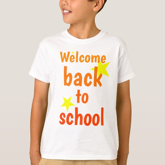 Rückempfang zur Schule T-Shirt (Vorderseite)