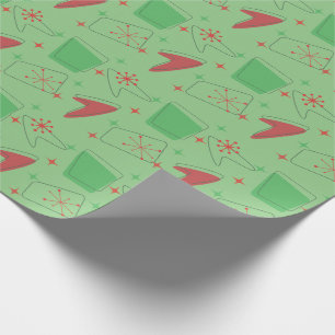 Rücken-Atommuster Geschenkpapier