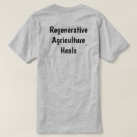 Rücken des grauen, regenerativen Ag-T - Shirt