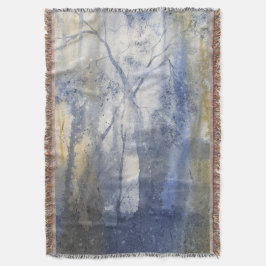 Rücken Land Pass Wasserfarbe Decke