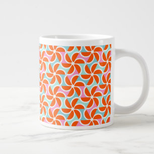 Rücken-Orangenkantenmuster Jumbo-Tasse