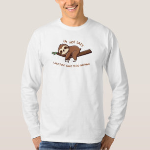 Rücken Sloth T-Shirt