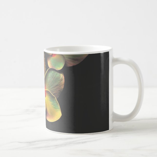 Rücken und Gelbe Blume Kaffeetasse (Rechts)