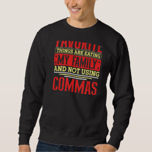 Rückendruck für Autoren und Schriftsteller schreib Sweatshirt