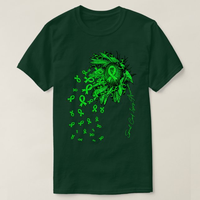 Rückenmarksverletzung Bewusstsein Sonnenblumen-Ban T-Shirt (Design vorne)