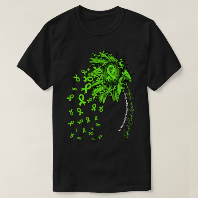 Rückenmarksverletzungen Sonnenblumen T-Shirt (Design vorne)