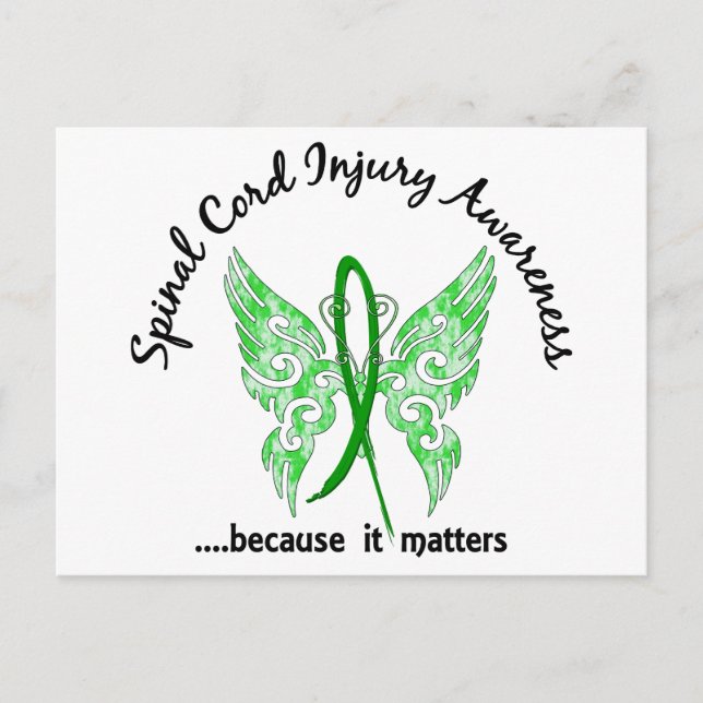 Rückenmarkverletzung Schmetterling 6.1 Postkarte (Vorderseite)