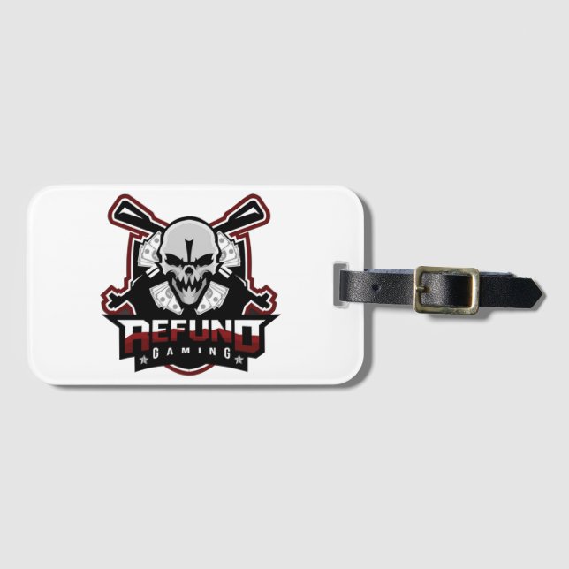 RÜCKERSTATTGAMING GEPÄCKANHÄNGER (Vorderseite (Horizontal))