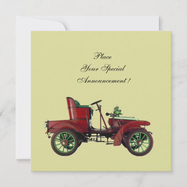 RÜCKFAHRZEUG , AUTO-WIEDERHERSTELLUNG ANKÜNDIGUNG (Vorderseite)