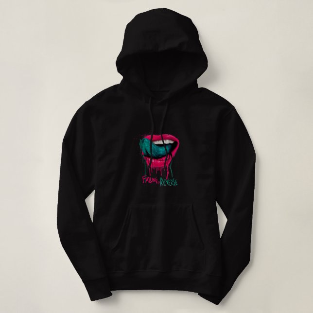 Rückfall - Offizielle Ware - Lippen T Hoodie (Design vorne)