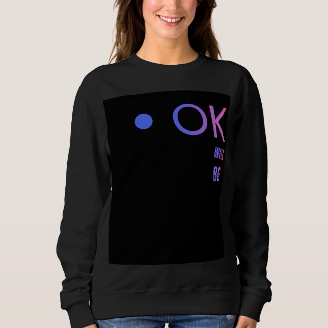 Rückfarbiges Langarmshirt Sweatshirt (Vorderseite)