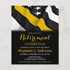 Rückführung der Thin-Gold-Line-Flagge