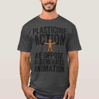 Rückgabe der Plastikfunktion T-Shirt