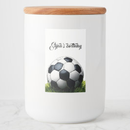 Rückgabe-Geschenk Lebensmittel und Getränke Lebensmitteletikett