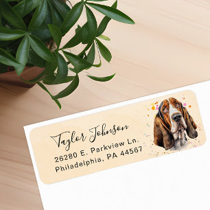 Rückgabeadresse für Basset-Hound