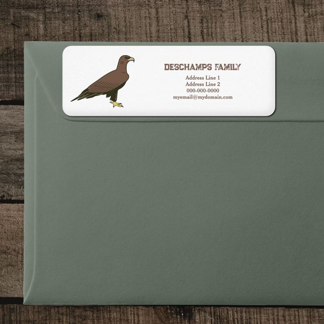Rückgabeadresse für den Golden Eagle (Golden Eagle Return Address Label)