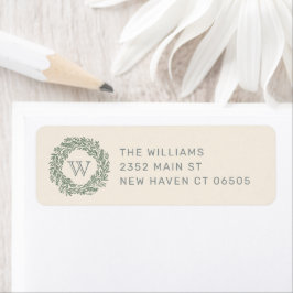 Rückgabeadresse für Preppy Monogram