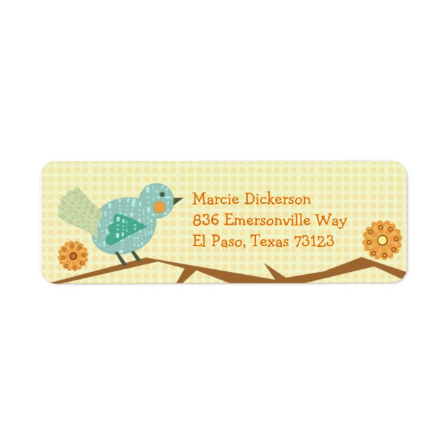 Rückgabeadresse für Tweety Bird (Vorne)
